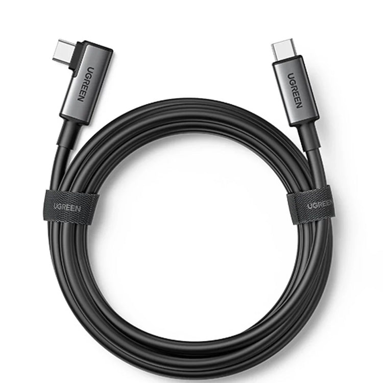 Ugreen Right Angle USB-C to USB-C Link Cable 5m (Black) – 90629