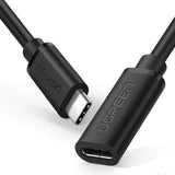 Ugreen USB-C/M to USB-C/F Gen2 5A Extension Cable 1m (Black)