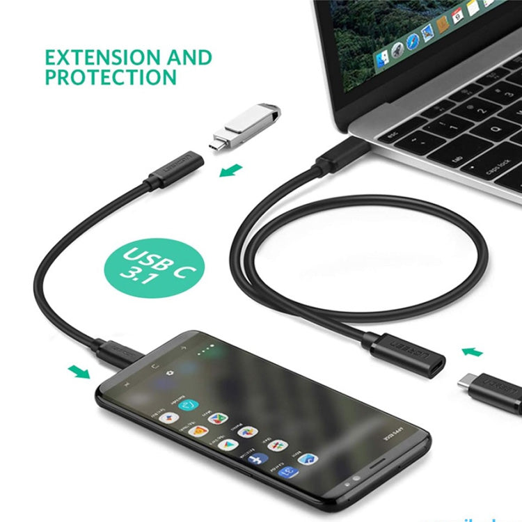 Ugreen USB-C/M to USB-C/F Gen2 5A Extension Cable 1m (Black)