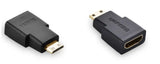 UGREEN Mini HDMI Male to HDMI Female Adapter – 20101 (Black)