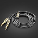UGREEN 3.5mm TRS to Dual 6.35mm TS Audio Cable 2m (AV126)
