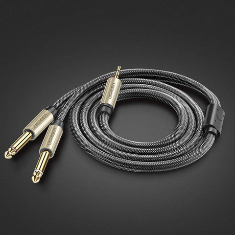 UGREEN 3.5mm TRS to Dual 6.35mm TS Audio Cable 2m (AV126)