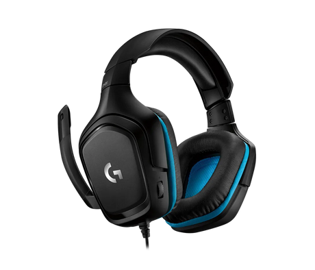 Logitech G431 Gaming Headset Wired Leatherette – DTS:X 7.1 Surround Sound