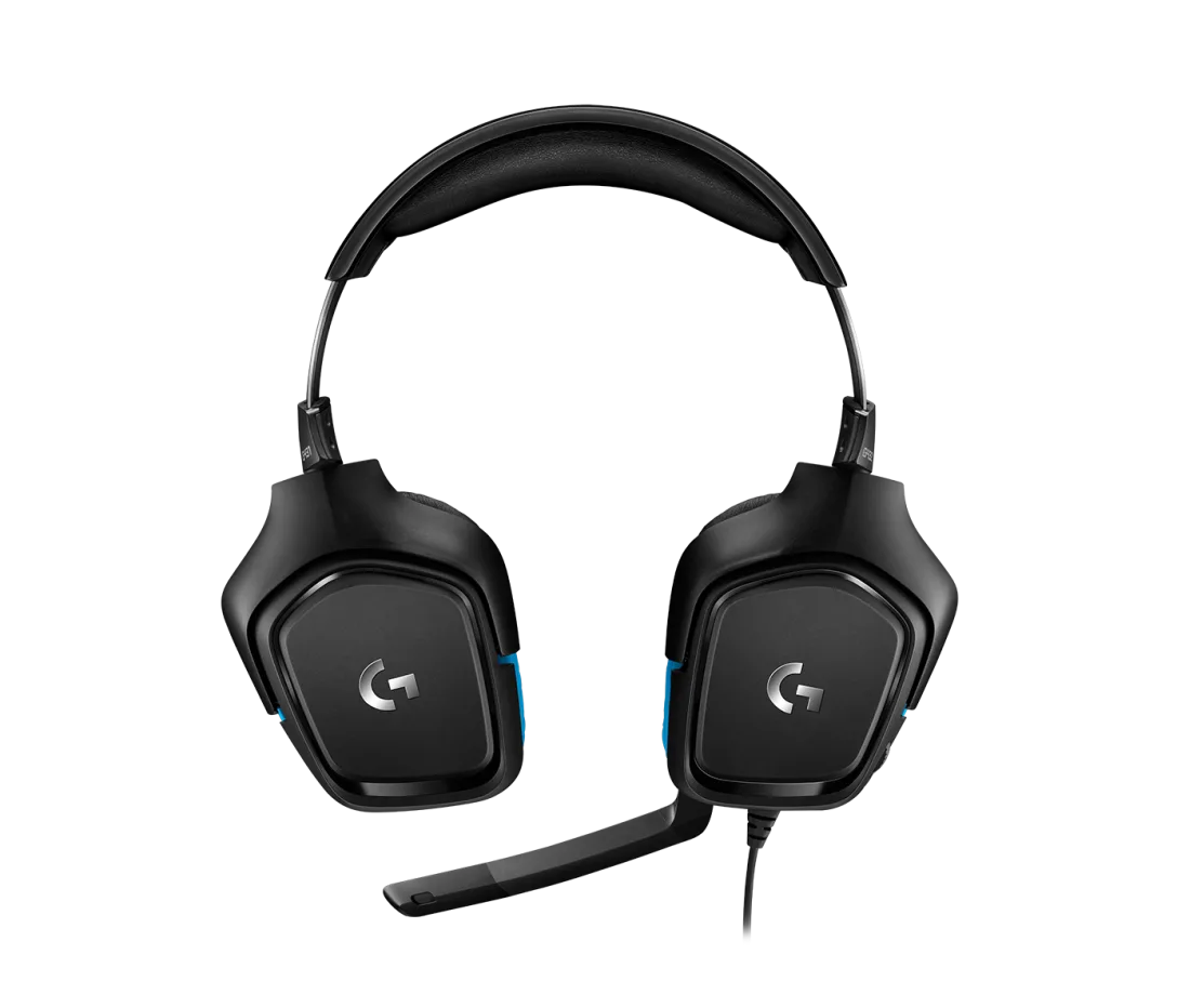 Logitech G431 Gaming Headset Wired Leatherette – DTS:X 7.1 Surround Sound