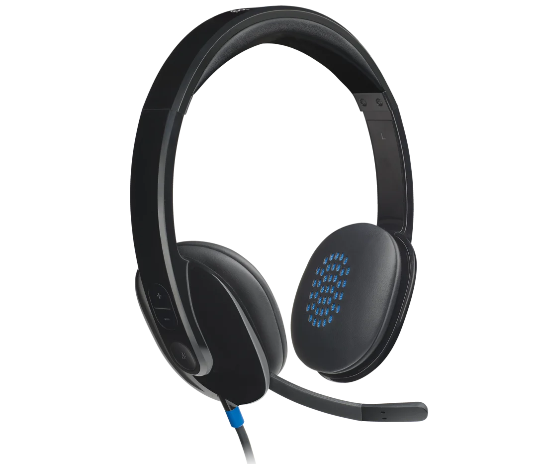 Logitech H540 USB Headset – Premium Stereo Sound & Noise-Cancelling Mic