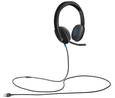 Logitech H540 USB Headset – Premium Stereo Sound & Noise-Cancelling Mic