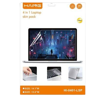 Laptop Accessories Bundle – Wireless Mouse, Backpack, Skin Pack & Cleaner