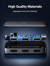 UGREEN HDMI Switcher 3 In 1 Out 4K@30Hz (CM332) – HDMI Splitter with Remote Control