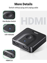 UGREEN HDMI Switch 5-In-1-Out 4K@60Hz with Remote – CM568