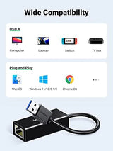UGREEN USB 3.0 Gigabit Ethernet Adapter – USB to RJ45 LAN Converter (AX88179 Chipset)